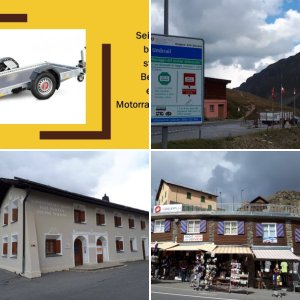 Motorrad fahren und wandern im Tiroler-Oberland