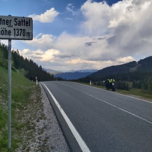 Dientner Sattel juhu nach Monaten das erste mal in Österreich
